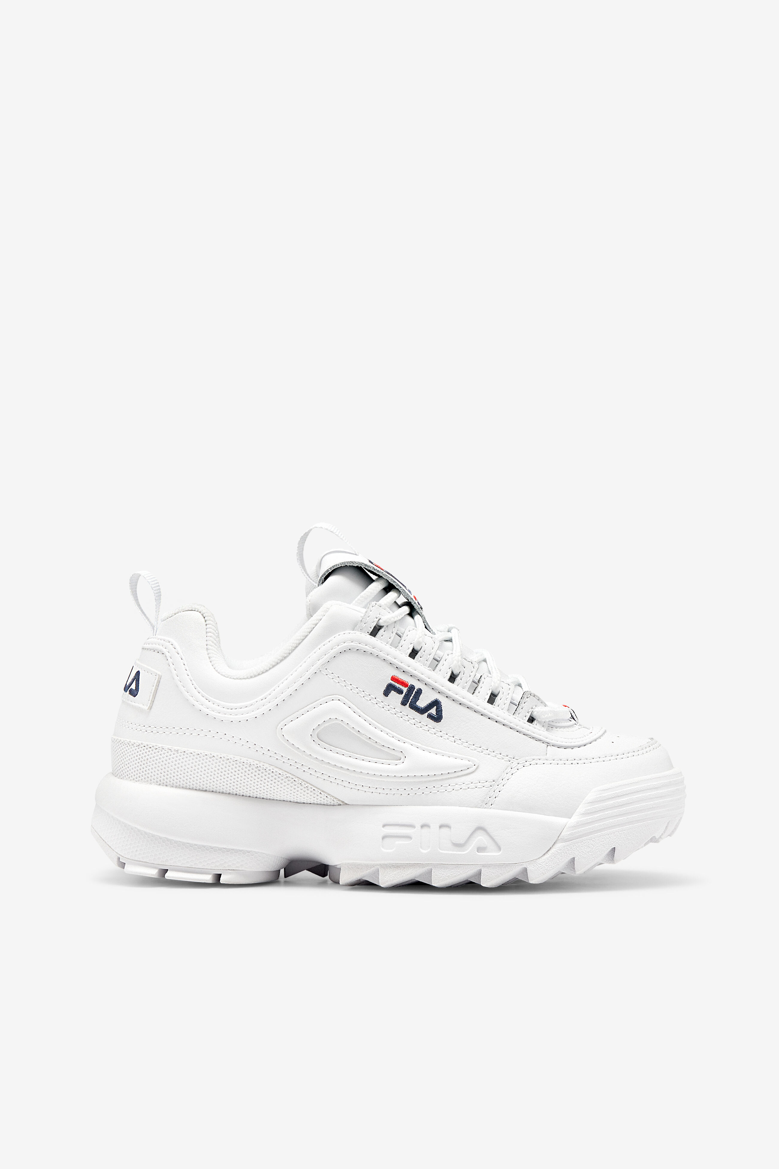 Women's Disruptor 2 Premium Chunky White Sneakers | Fila 791273293908